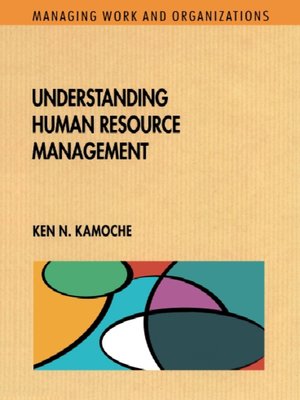cover image of Understanding Human Resource Management
